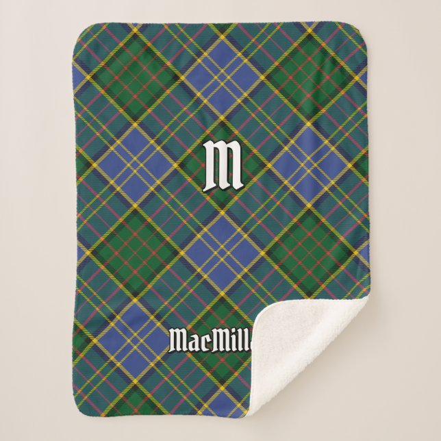 Couverture Sherpa Clan MacMillan Chasse Tartan (Devant)