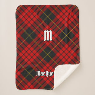 Couverture Sherpa Clan MacQueen Tartan