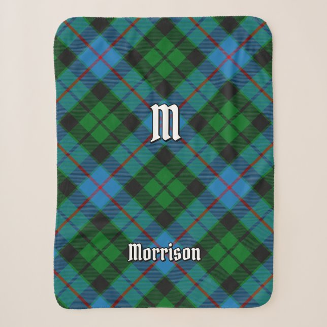 Couverture Sherpa Clan Morrison Chasse Tartan Sherpa Blanket (Devant)
