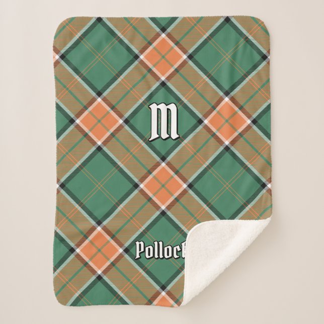 Couverture Sherpa Clan Pollock Tartan Sherpa Blanket (Devant)