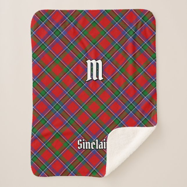 Couverture Sherpa Clan Sinclair Tartan (Devant)