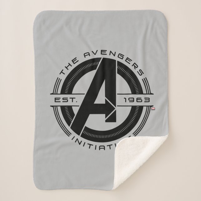 Couverture Sherpa Classique Avengers | Logo de lentilles de l'initia (Devant)