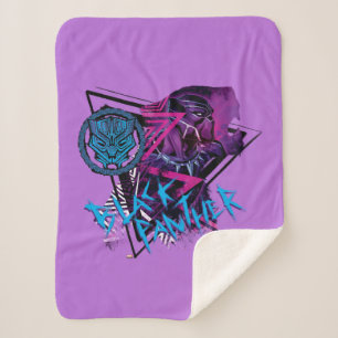 Couverture Sherpa Classique Avengers   Neon Black Panther Graphic
