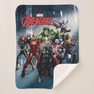 Couverture Sherpa Classique Avengers   Thor Leading Avengers