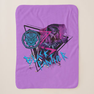 Couverture Sherpa Classiques Avengers Graphique Black Panther Néon
