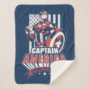 Couverture Sherpa Classiques Avengers Rétro Captain America Libert