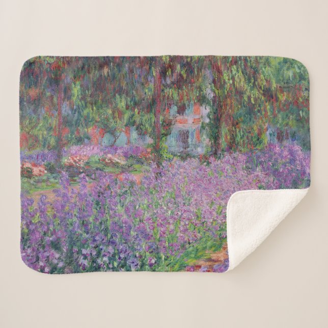 Couverture Sherpa Claude Monet | Le jardin de l'artiste à Giverny (Devant (Horizontal))