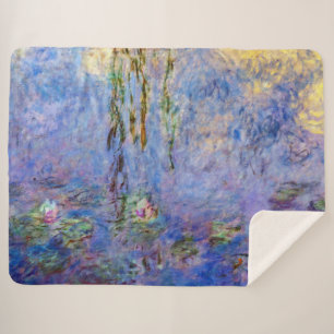 Couverture Sherpa Claude Monet - Lys d'eau