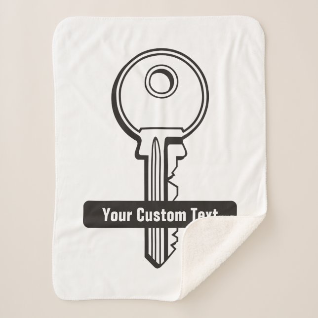 Couverture Sherpa Clé simple (Devant)