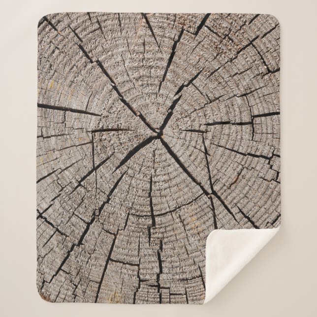 Couverture Sherpa Close up gray background texture of old weathered  (Devant)