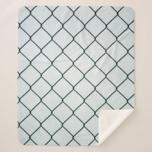 Couverture Sherpa Clôture de chaîne en métal noir