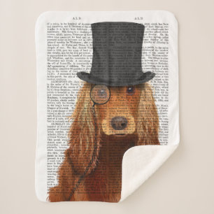 Couverture Sherpa Cocker Spaniel, Formal Hound et Casquette
