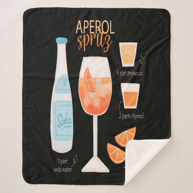 Couverture Sherpa Cocktail Aperol Spritz (Devant)