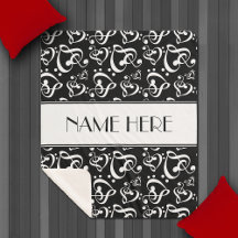 Coeurs de Clé Noir Et Blanc Personnalisés Notes mu