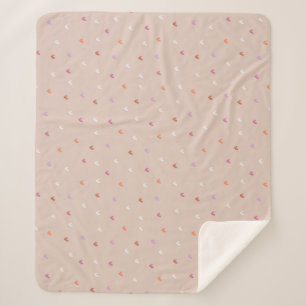 Couverture Sherpa Coeurs minuscules