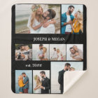 Collage de photos personnalisées 9 photos Chic noi