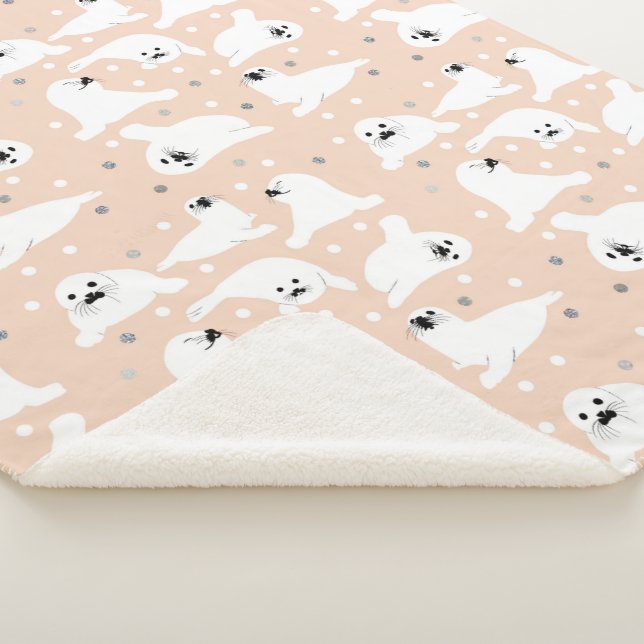 Couverture Sherpa Collection d'animaux de l'Arctique - Phoques (3/4)