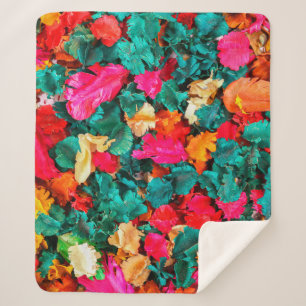 Couverture Sherpa Coloré de fleurs séchées spotpourri, arôme, aromèt