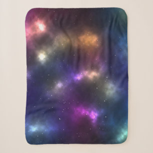 Couverture Sherpa Conception de constellations de l'espace cosmique