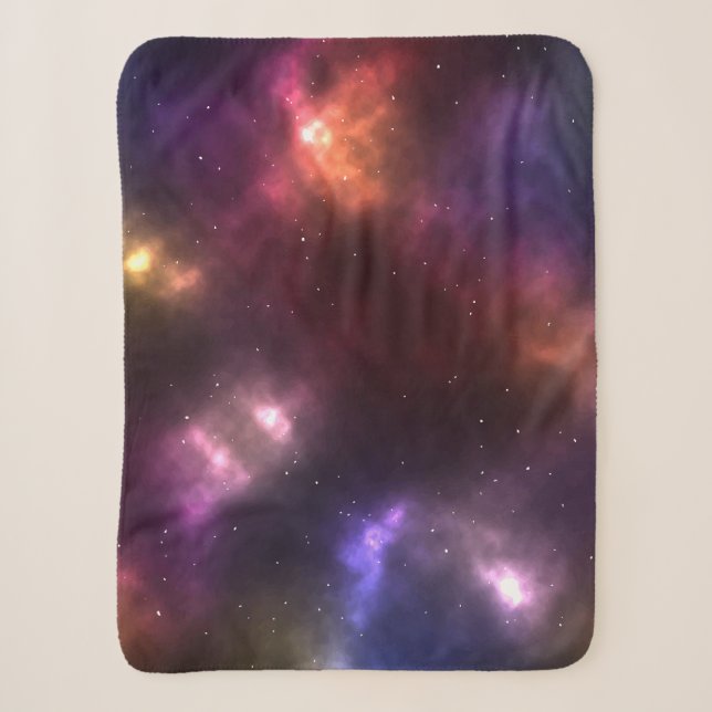Couverture Sherpa Conception de constellations de l'espace cosmique  (Devant)