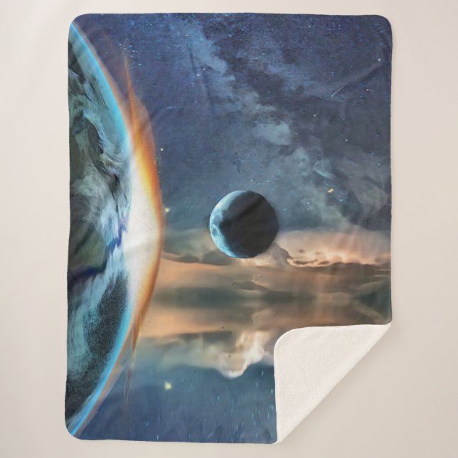 Couverture Sherpa Conception De L'Espace Terre Et Lune (Devant)