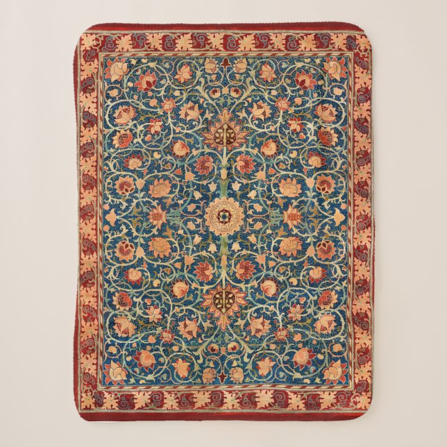 Couverture Sherpa Conception de tapis persan (Devant)