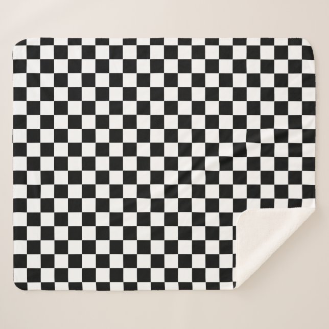 Couverture Sherpa Conception du drapeau de la voiture de course du t (Devant (Horizontal))