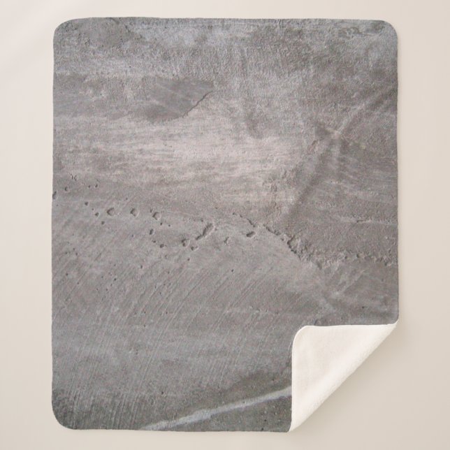 Couverture Sherpa Concrete grey gray wall plaster (Devant)