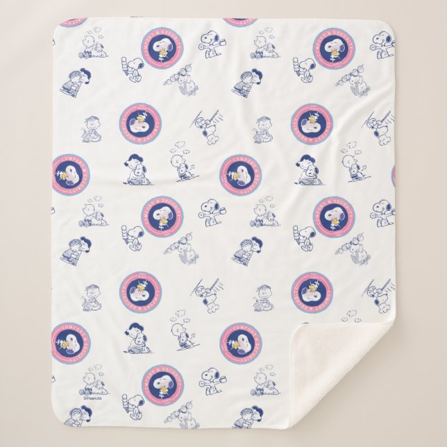 Couverture Sherpa Confort et sécurité | Confort et Motif de sécurité (Devant)