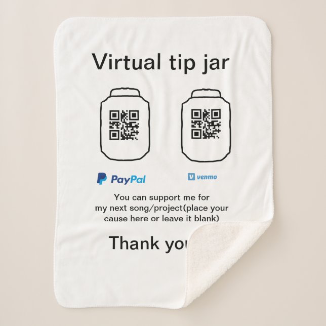 Couverture Sherpa Conseil virtuel jar q r code argent don PayPal ven (Devant)