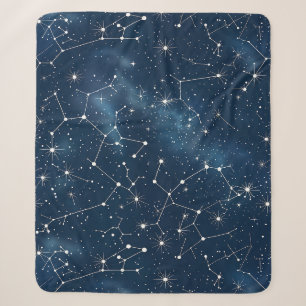 Couverture Sherpa Constellation céleste - Nuit étoilée (4)