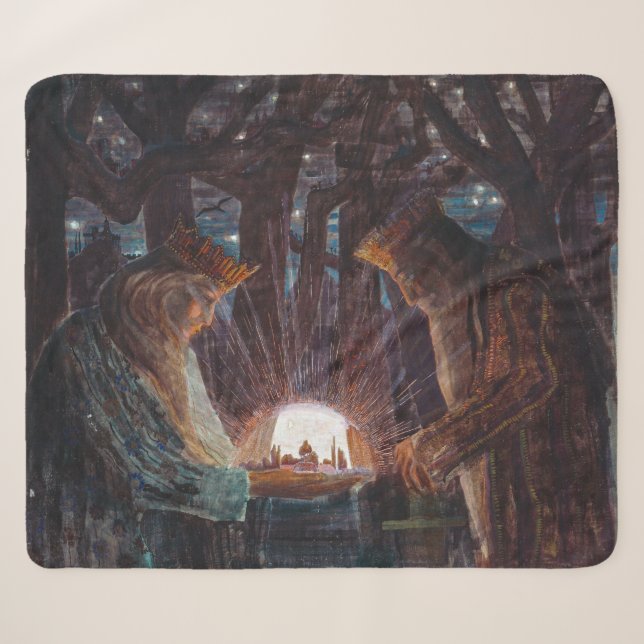 Couverture Sherpa Conte de fées des rois | Mikalojus Ciurlionis | (Devant (Horizontal))