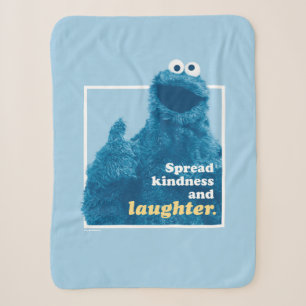 Couverture Sherpa Cookie Monster Propager la gentillesse et le rir