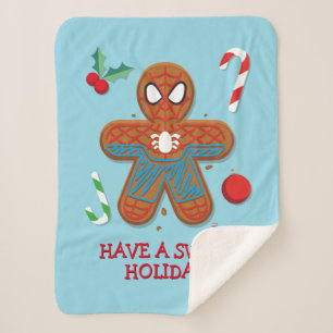 Couverture Sherpa Cookie Spider-Man