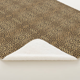 Couverture Sherpa Copie de guépard