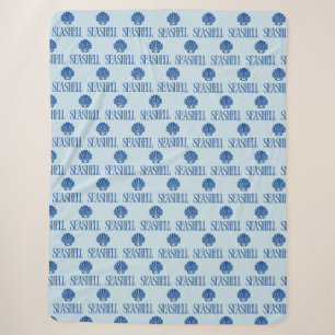 Couverture Sherpa Coquillage
