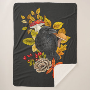 Couverture Sherpa Corbeau