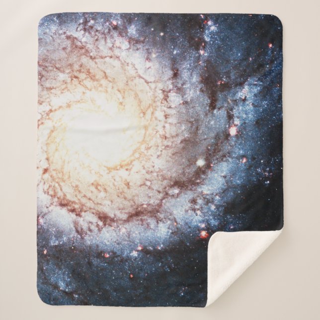 Couverture Sherpa Cosmos colorés (Devant)