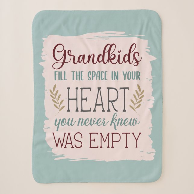 Couverture Sherpa Couleur mignonne Editable Grandkids Remplir la cit (Devant)