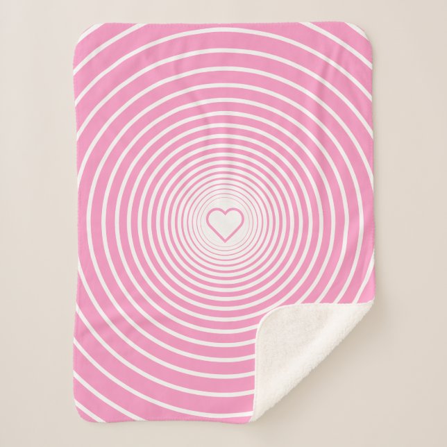 Couverture Sherpa Couleurs personnalisées Blanche Sherpa pour bébé r (Devant)