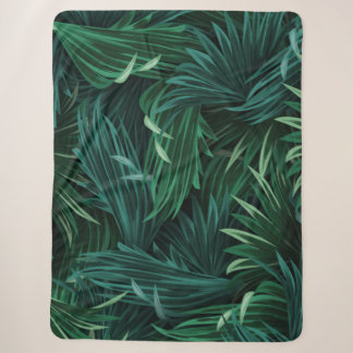 Couverture Sherpa Coussin Inspiré Design Forêt