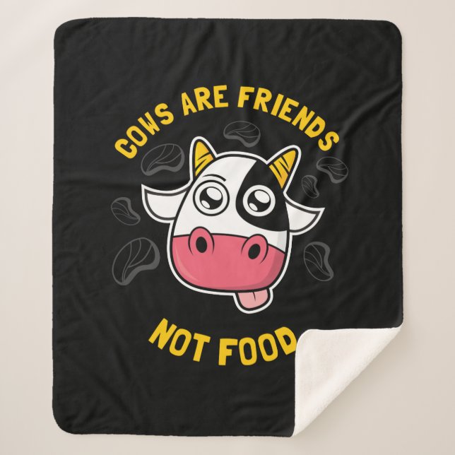 Couverture Sherpa Cows Are Friends Not Food (Devant)