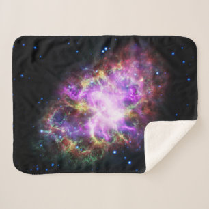 Couverture Sherpa Crabe Nebula Supernova Remnant Hubble Composite