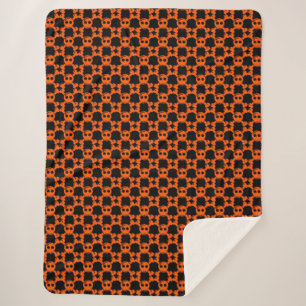 Couverture Sherpa Crânes