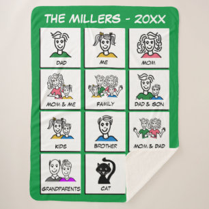 Couverture Sherpa Créez votre propre collection de photos instantané