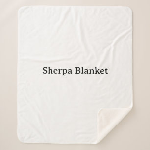 Couverture Sherpa Créez votre propre médium (127 cm x 152 cm)
