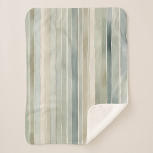 Couverture Sherpa Crème turquoise bleue Sage Vert Frappe détendue Pe