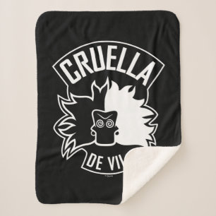 Couverture Sherpa Cruella de Vil 101 Dalmatiens