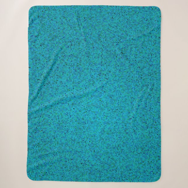 Couverture Sherpa Cuisine Sherpa en Spray Turquoise (Devant)