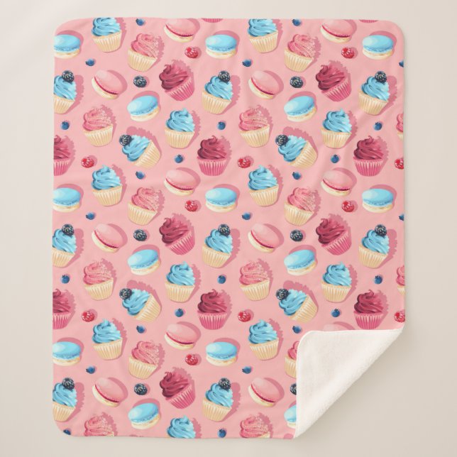 Couverture Sherpa Cupcakes Sherpa Blanket (Devant)